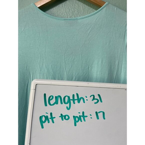 NWT J Jill Women's Pale Jade High Low Side Blouse Top Shirt Size Small - Picture 8 of 8